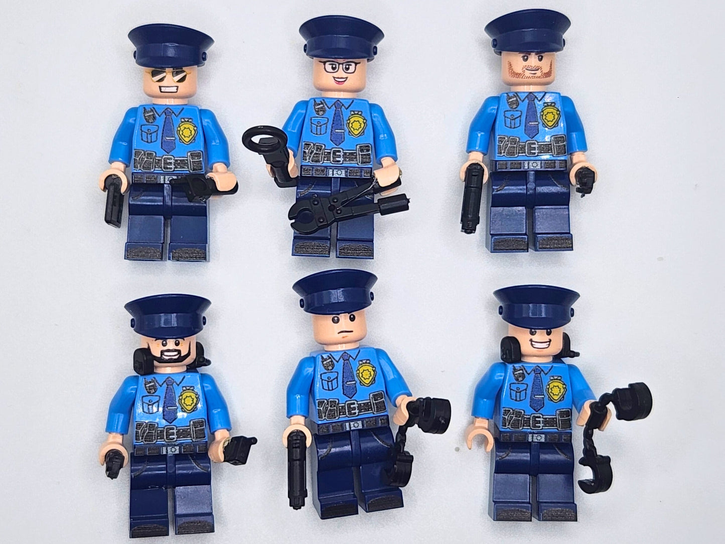 Uniformed Police Squad - 6 Man Team - Mil-Blox