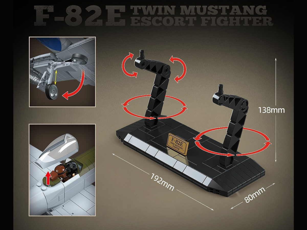 WWII - F-82E Twin Mustang - Mil-Blox