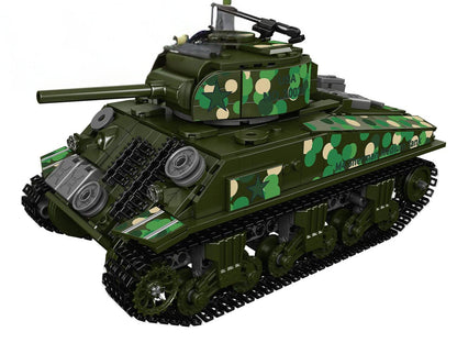 WWII - Remote Controlled U.S. M-4 Sherman Tank - Mil-Blox