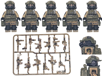 Israeli - Mossad Commandos - 5-Man Squad - Mil-Blox