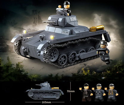 WWII - German Panzer I Tank - Mil-Blox