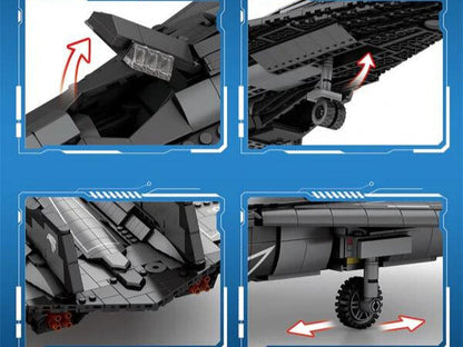 SR-72 Son of Blackbird Reconnaissance Aircraft - Legendary Series - Mil-Blox