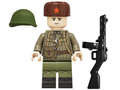 WWII - Russian Army Conscripts - 4 Man Squad - Mil-Blox