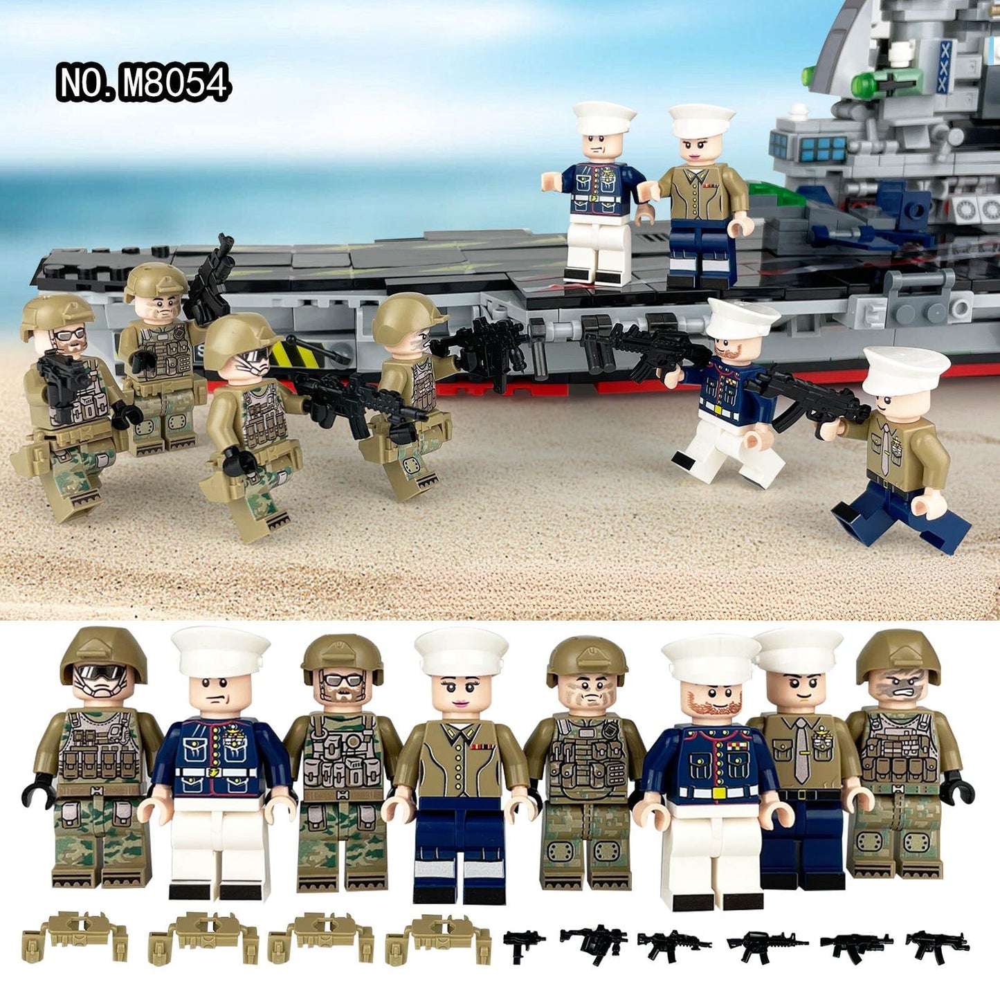 U.S. Marine Corps - 8 Man Team - Mil-Blox