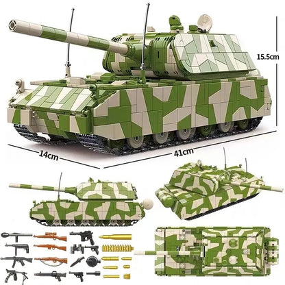 WWII - German Maus Super Tank - Legendary Series - Mil-Blox