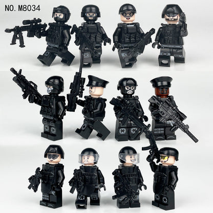 Valor Guard SWAT - Elite Special Tactics - 12 Man Team - Mil-Blox
