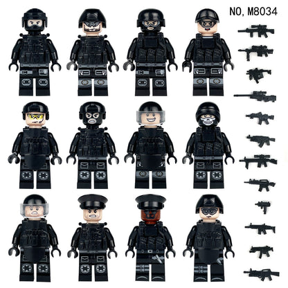 Valor Guard SWAT - Elite Special Tactics - 12 Man Team - Mil-Blox