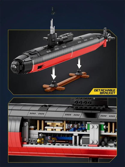 Los Angeles Class Nuclear Attack Submarine - Legendary Series - Mil-Blox