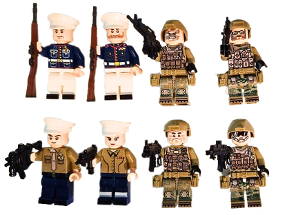 U.S. Marine Corps - 8 Man Team - Mil-Blox